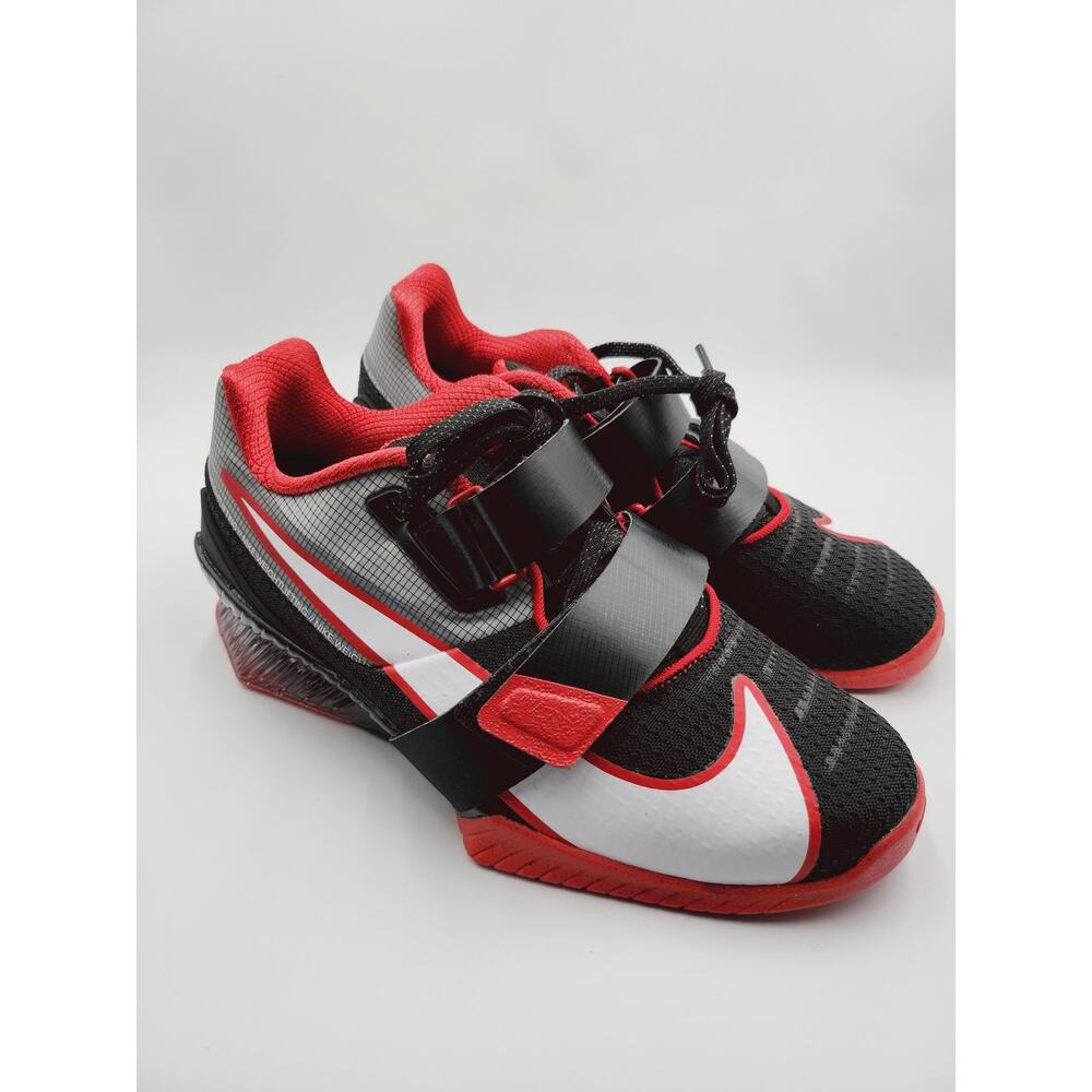 Mens Size 12 Nike Weightlifting Shoes Romaleos 4 Red White Black CD3463-003